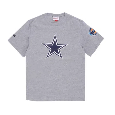 Mitchell & Ness Men's T-shirt Nfl Team Origins Top Dalcow Gray Heather