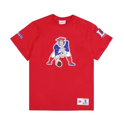 Mitchell & Ness Men's T-shirt Nfl Team Origins Top Neepat Scarlet In Red
