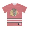 Mitchell & Ness Men's T-shirt Nhl Jumbotron 3.0 Sublimated Tee Chibla Multi/white In Red
