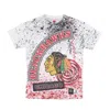 Mitchell & Ness Men's T-shirt Nhl Team Burst Sublimated Tee Chibla White/original Team Colors In Multi