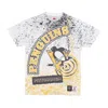 Mitchell & Ness Men's T-shirt Nhl Team Burst Sublimated Tee Pitpen White/original Team Colors In White