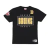 Mitchell & Ness Men's T-shirt Nhl Team Og 2.0 Premium Current Logo Tee Bosbru Original Team Colors In Black