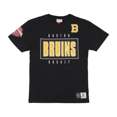 Mitchell & Ness Men's T-shirt Nhl Team Og 2.0 Premium Current Logo Tee Bosbru Original Team Colors