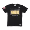 Mitchell & Ness Men's T-shirt Nhl Team Og 2.0 Premium Current Logo Tee Pitpen Original Team Colors In Black