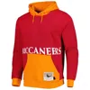 Mitchell & Ness Men's Tampa Bay Buccaneers Nfl Throwbacks Hoodie Sweatshirt In Orange In Red