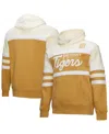 Mitchell & Ness Men's Tan/cream Detroit Tigers Head Coach Pullover Hoodie In Gold