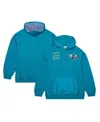 Mitchell & Ness Men's Teal Charlotte Hornets Team Og 2.0 Logo Fleece Pullover Hoodie In Blue
