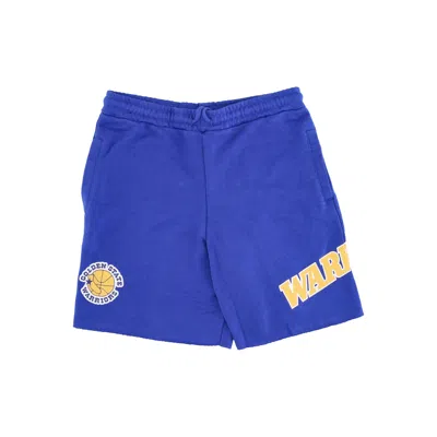 Mitchell & Ness Men's Tracksuit Shorts Nba Game Day French Terry Short Hardwood Classics Golwar Original Team Colors In Blue