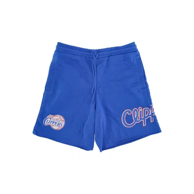 Mitchell & Ness Men's Tracksuit Shorts Nba Game Day French Terry Short Hardwood Classics Loscli In Blue
