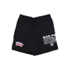 Mitchell & Ness Men's Tracksuit Shorts Nba Game Day French Terry Short Hardwood Classics Saaspu Original Team Colors In Black