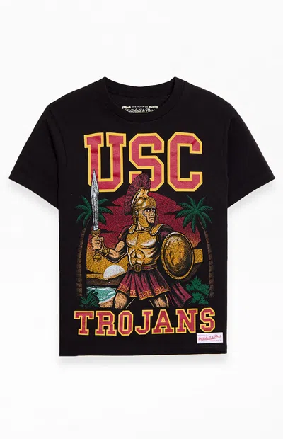 Mitchell & Ness Men's Usc Trojans Mascot T-shirt In Black