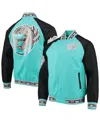 Mitchell & Ness Men's Vancouver Grizzlies Turquoise  Hardwood Classics 75th Anniversary Authentic War In Turquoise