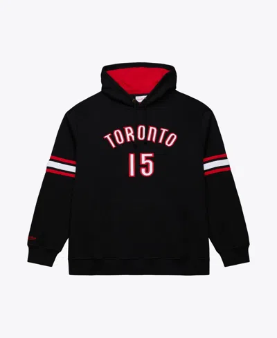 Mitchell & Ness Men's Vince Carter Toronto Raptors Name & Number Fleece-lined Hoodie In Black