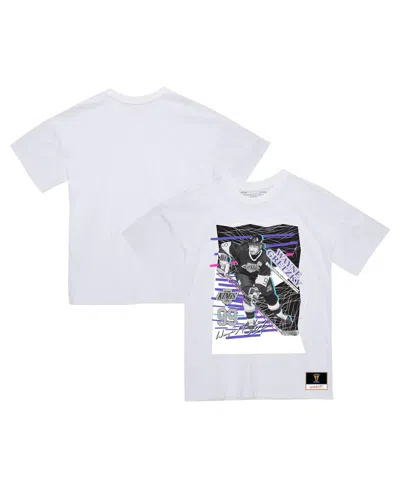 Mitchell & Ness Men's Wayne Gretzky White Los Angeles Kingsâ Streak T-shirt