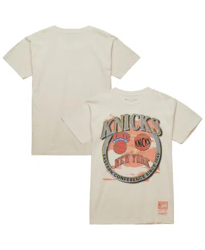 Mitchell & Ness Men's White New York Knicks Big Tall Hardwood Classics Crown Jewels T-shirt