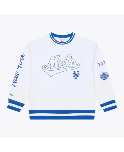 Mitchell & Ness Men's White New York Mets Arctic Fleece Sweatshirt