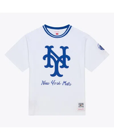 Mitchell & Ness Men's White New York Mets Cooperstown Collection Arctic T-shirt