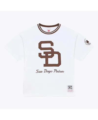 Mitchell & Ness Men's White San Diego Padres Cooperstown Collection Arctic T-shirt