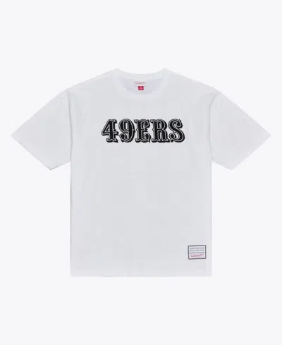 Mitchell & Ness Men's White San Francisco 49ers Monochrome T-shirt