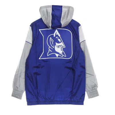 Mitchell & Ness Men's Windbreaker Ncaa Highlight Reel Windbreaker Dukdev In Royal/grey