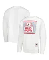 Mitchell & Ness X Bud Light White Atlanta Falcons The Crest Pullover Sweatshirt In White