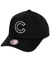 Mitchell & Ness Men'sâ Black Chicago Cubs Cooperstown Collection Panda Pro Snapback Hat In Black