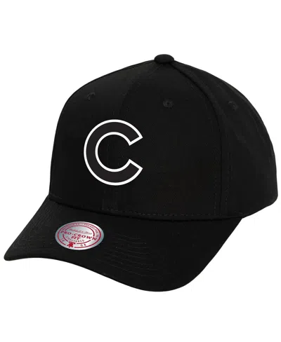 Mitchell & Ness Men'sâ Black Chicago Cubs Cooperstown Collection Panda Pro Snapback Hat
