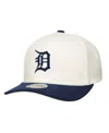 Mitchell & Ness Men'sâ Cream Detroit Tigers Stretch-snapback Hat In White
