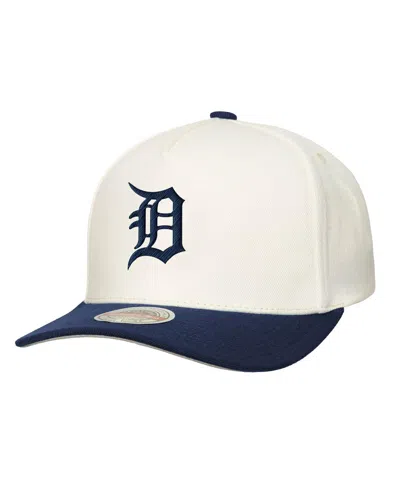 Mitchell & Ness Men'sâ Cream Detroit Tigers Stretch-snapback Hat In White