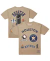 Mitchell & Ness Men'sâ Cream Houston Astros Legacy Defined T-shirt In Neutral