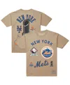 Mitchell & Ness Men'sâ Cream New York Mets Legacy Defined T-shirt In Neutral