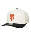 Mitchell & Ness Men'sâ Cream San Francisco Giants Stretch-snapback Hat In White