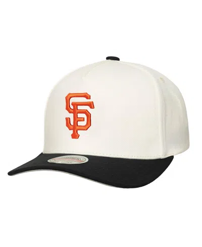 Mitchell & Ness Men'sâ Cream San Francisco Giants Stretch-snapback Hat In White