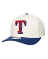 Mitchell & Ness Men'sâ Cream Texas Rangers Stretch-snapback Hat In White