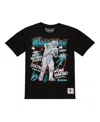 Mitchell & Ness Men'sâ Dan Marino Black Miami Dolphins Chalked Up Player Graphic T-shirt In Black