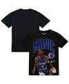 Mitchell & Ness Men'sâ Penny Hardaway Black Orlando Magic Hardwood Classics Player Arch T-shirt In Black