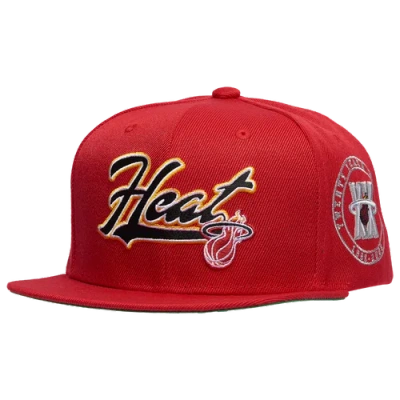 Mitchell & Ness Miami Heat  Heat Oversweep Snap Cap
