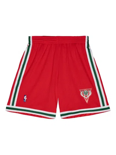 Mitchell & Ness Milwaukee Bucks 2008-09 Swingman Shorts In Red