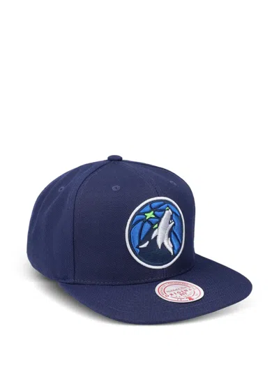 Mitchell & Ness Minnesota Timberwolves Nba Team Ground 2.0 Baseball Cap In Blue