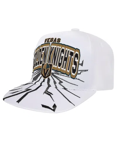 Mitchell & Ness Kids' Mitchell Ness Big Boys And Girls White Vegas Golden Knights After Shock Snapback Hat