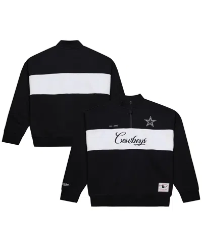 Mitchell & Ness Mitchell Ness Women's Black Dallas Cowboys Quarter-zip Jacket