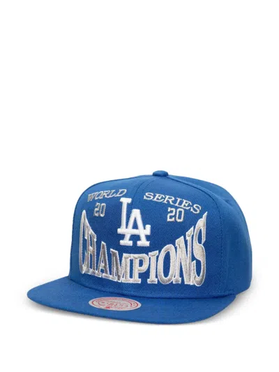 Mitchell & Ness Mlb 2020 Los Angeles Dodgers Embroidered Snapback Cap In Blue