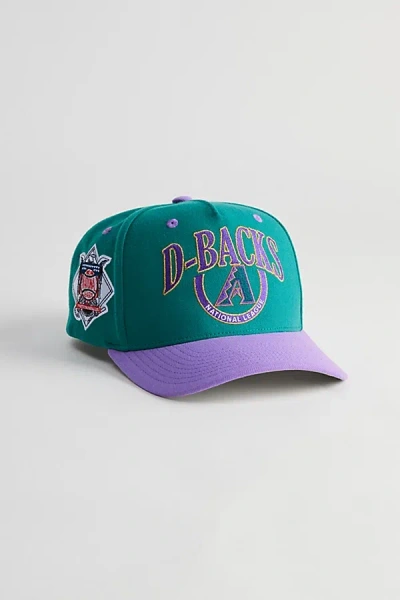 Mitchell & Ness Mlb Arizona Diamondbacks Crown Jewels Pro Snapback Hat In Turquoise, Men's At Urban Outfitters