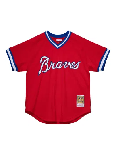 Mitchell & Ness Mlb Braves 1980 Dale Murphy T-shirt In Red