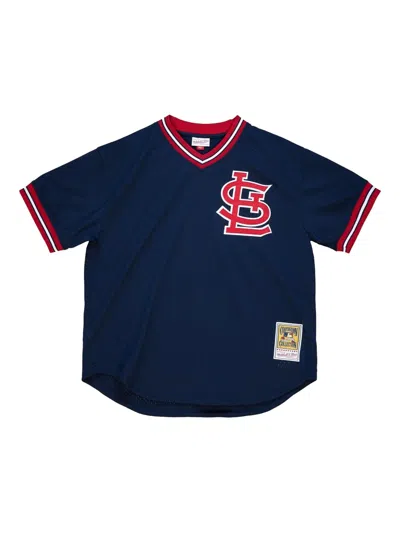 Mitchell & Ness Mlb Cardinals 1994 Ozzie Smith T-shirt In Blue
