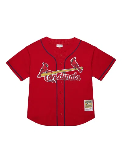Mitchell & Ness Mlb Cardinals 1998 Mark Mcgwire Shirt In Red