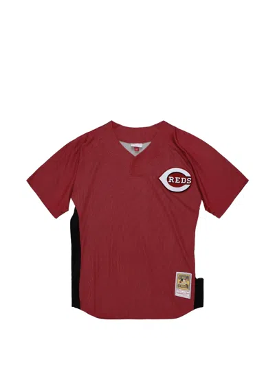 Mitchell & Ness "mlb Cincinnati Reds 2007 Ken Griffey Jr." Batting Practice Jersey In Brown