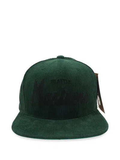 Mitchell & Ness Mlb Cooperstown Mariners Corduroy Cap In Green