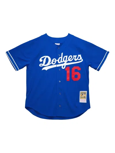 Mitchell & Ness Mlb Dodgers 1997 Hideo Nomo Shirt In Blue