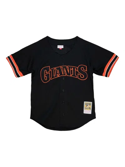 Mitchell & Ness Mlb Giants 1993 Will Clark Hemd In Black